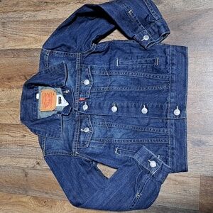 Levi's Kids Denim Jean Jacket Size 6 Regular